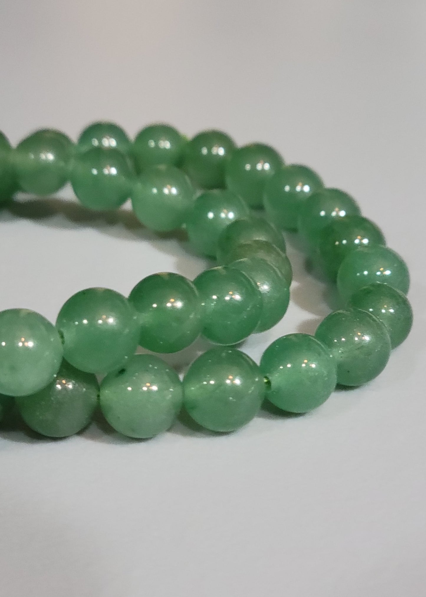 Green Strawberry Quartz Bracelet